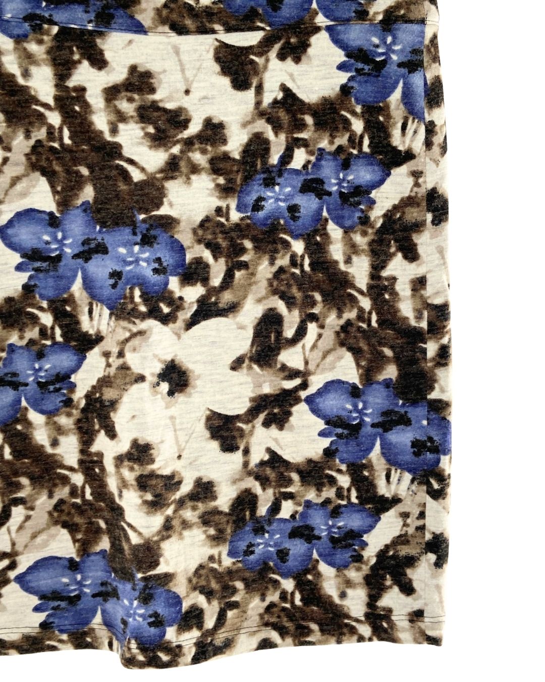 Falda midi print floral