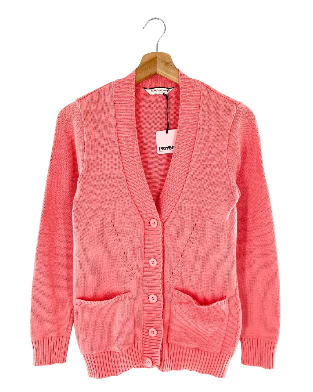 Cardigan trenzado