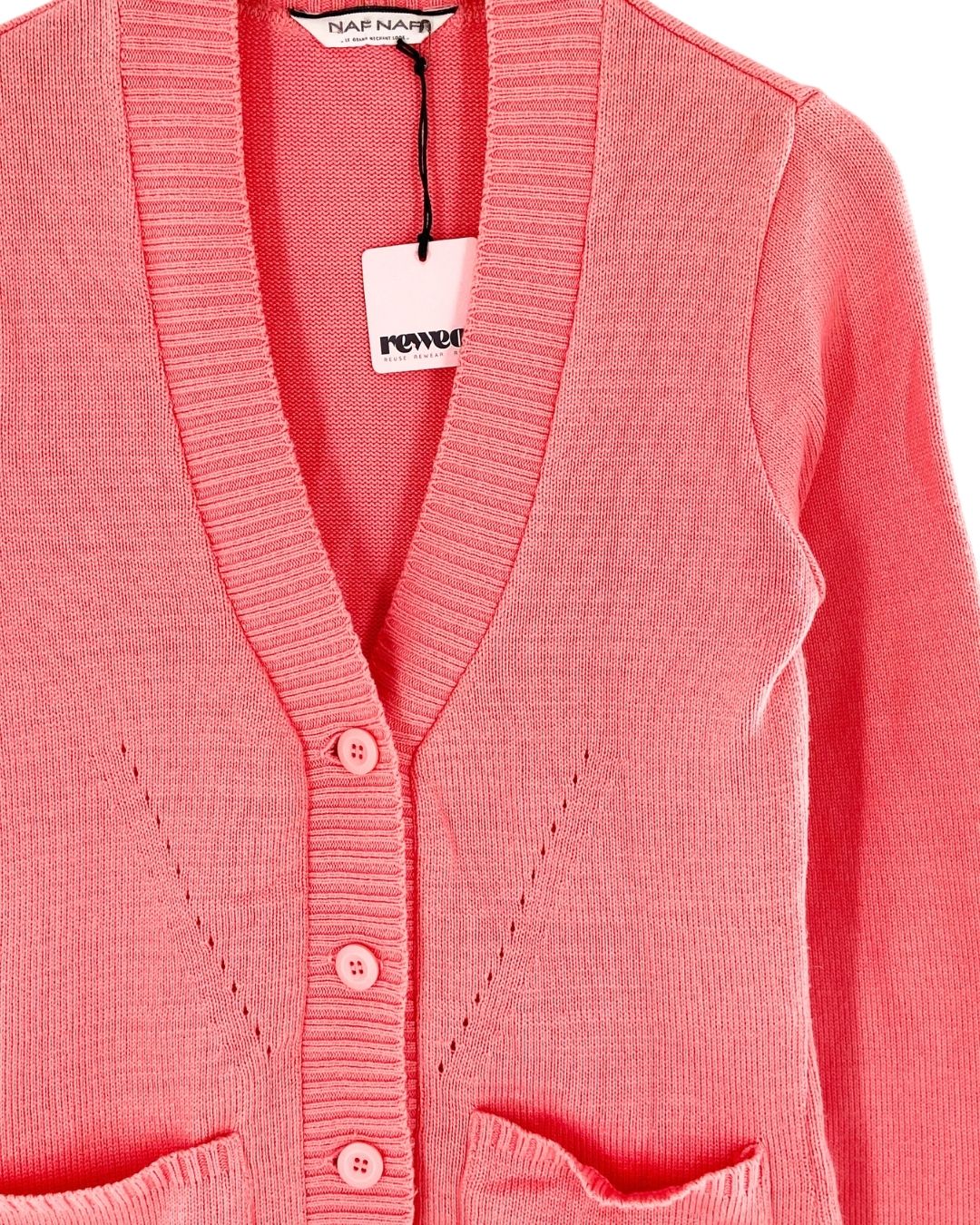Cardigan trenzado