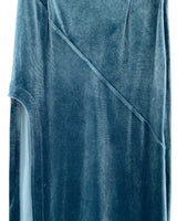Maxi falda en velvet