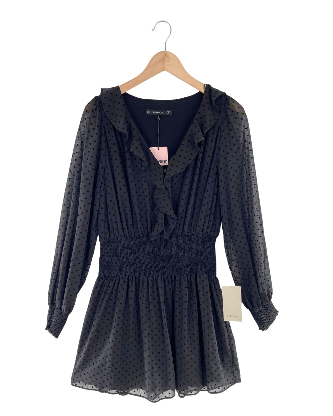 Vestido midi encauchado
