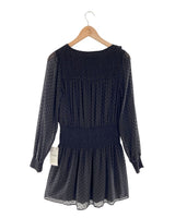Vestido midi encauchado