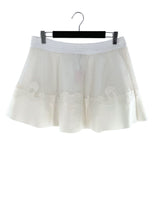 Falda mini en mesh geometrico
