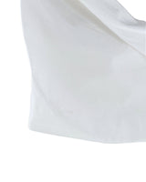 Blusa crop manga globo