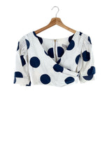 Blusa cruzada manga princesa