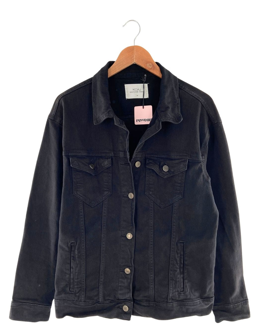 Chaqueta abotonada en denim