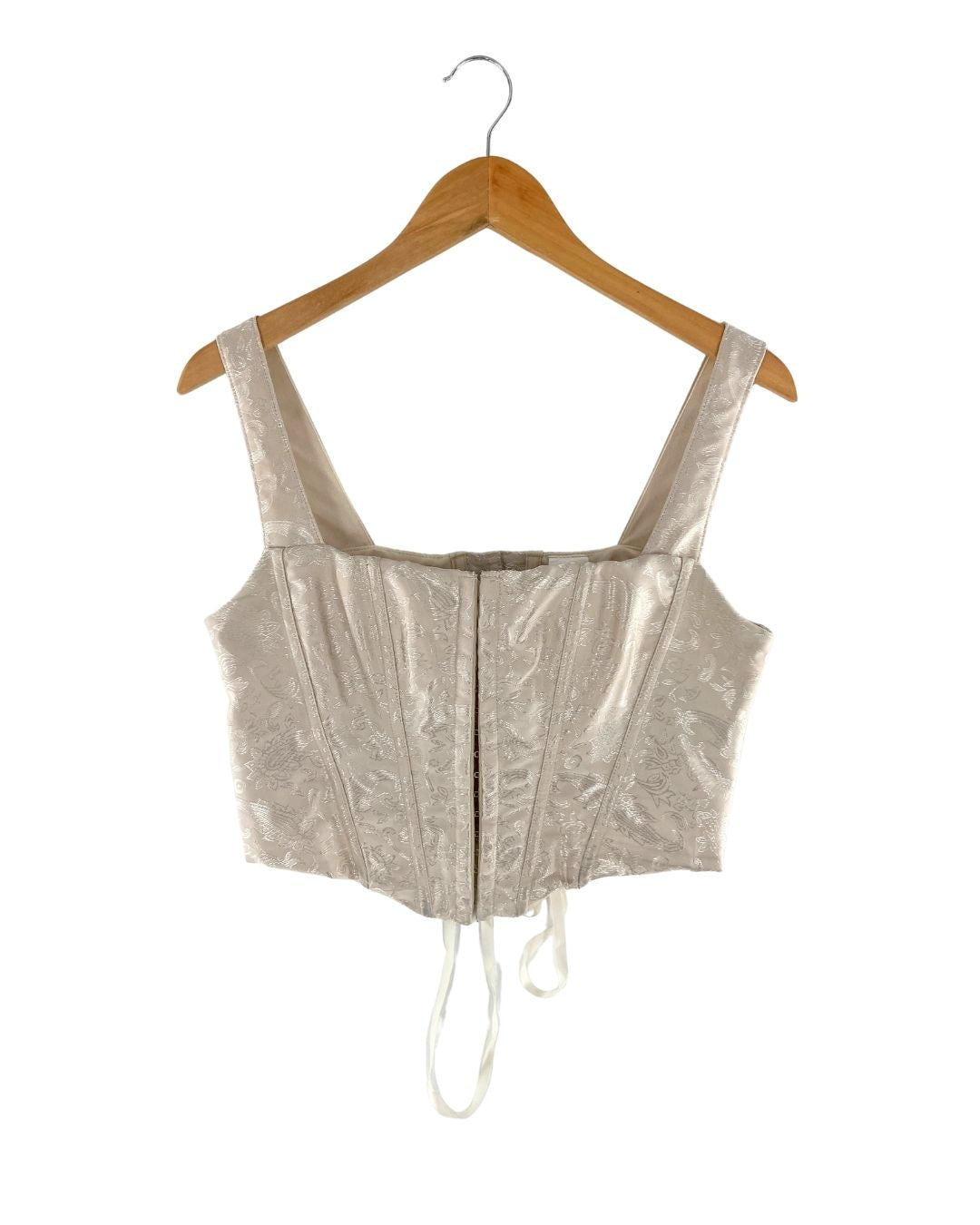 Corset con tiras lace up