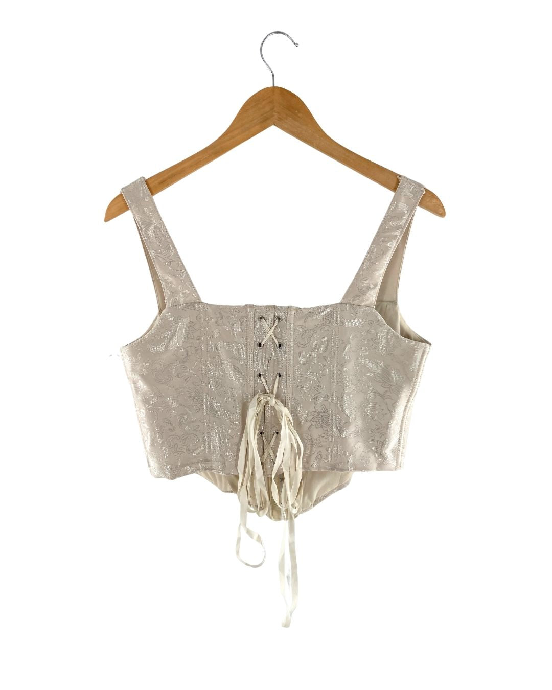 Corset con tiras lace up