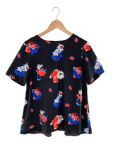 Blusa manga corta con print