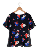Blusa manga corta con print