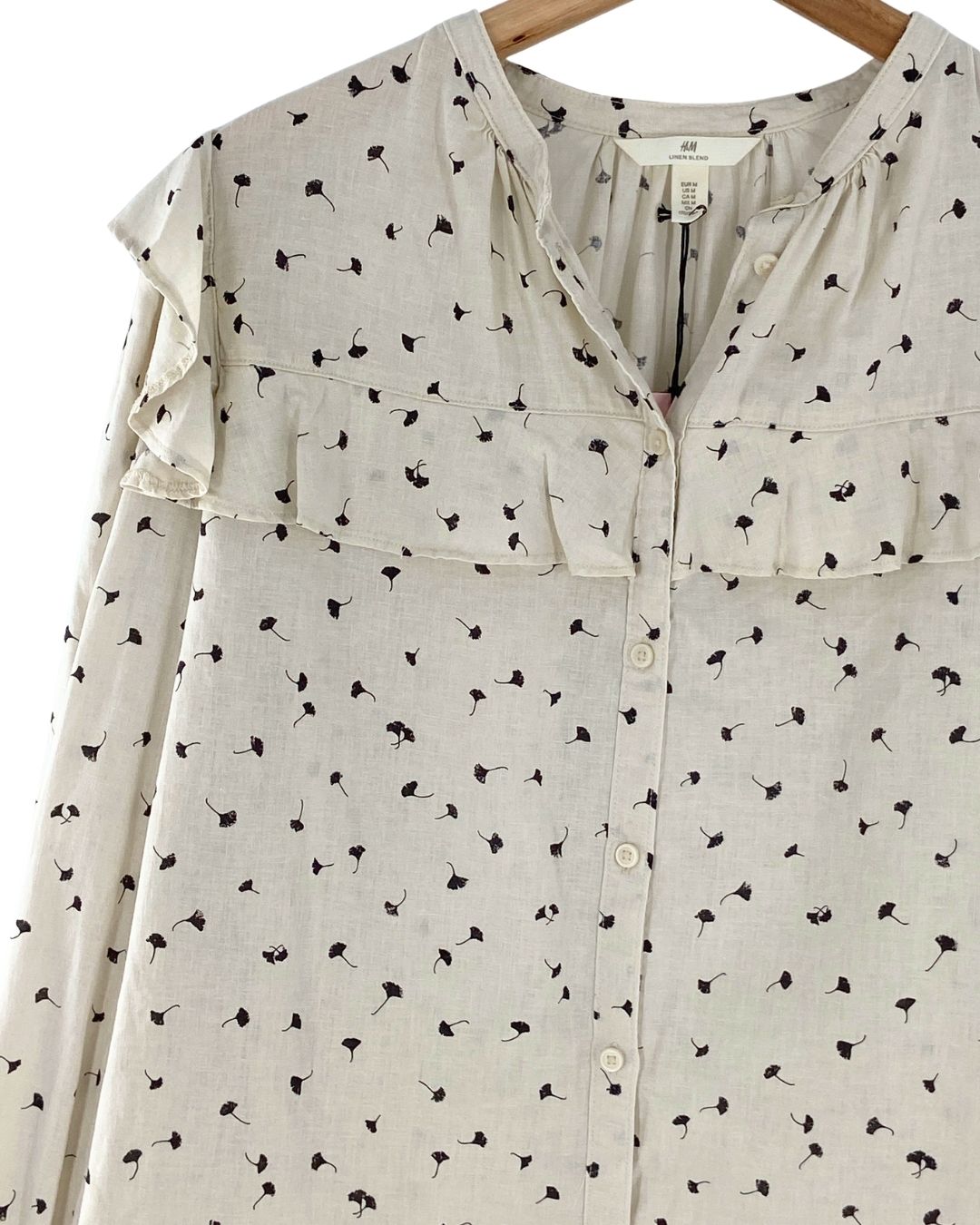 Camisa manga larga con print