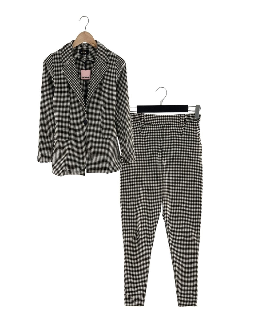 Set de blazer abotonado