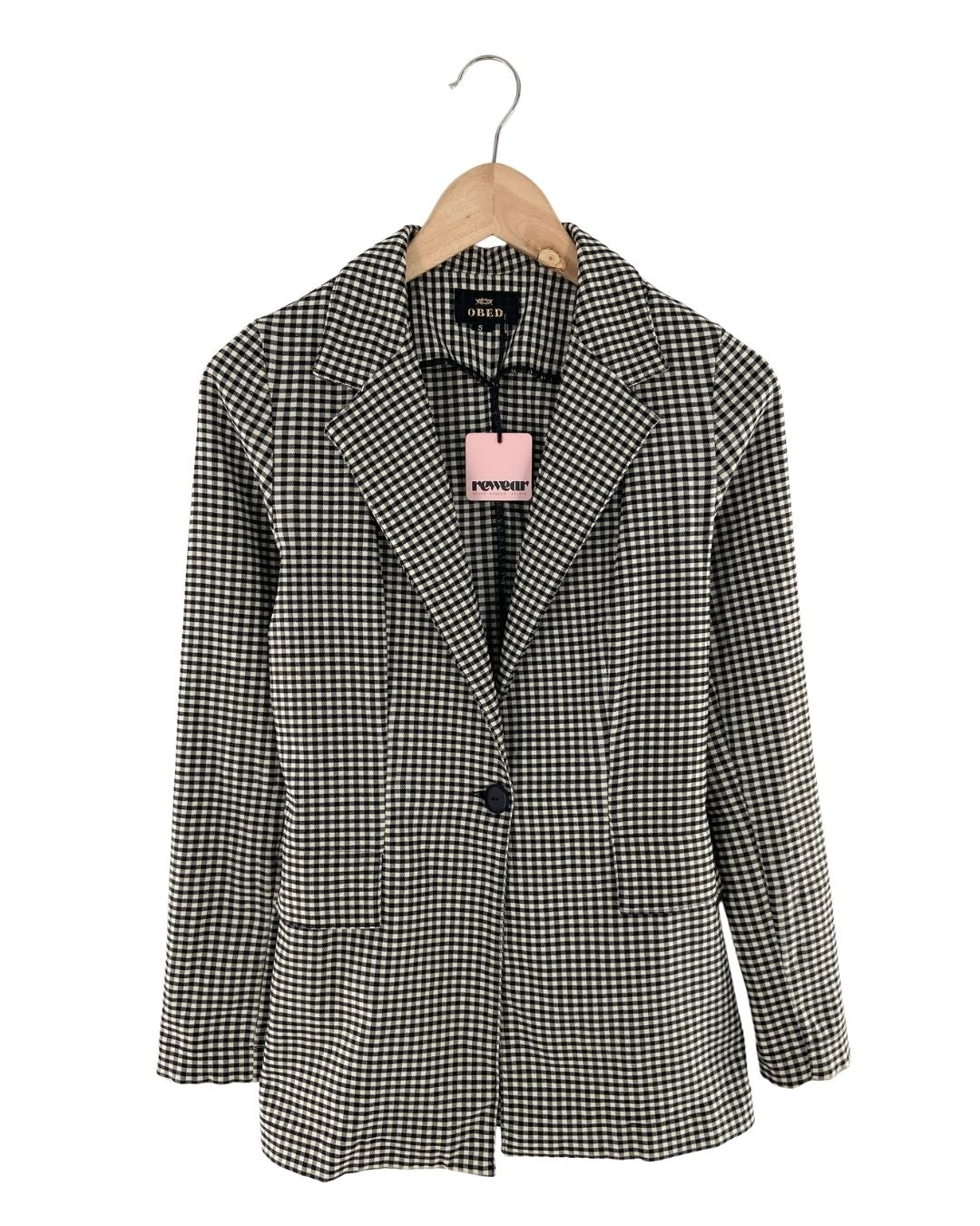 Set de blazer abotonado