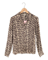Camisa manga larga print cebra