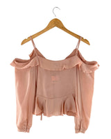 Blusa con textura y vuelo