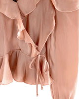 Blusa con textura y vuelo