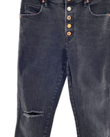 Skinny jean stretch abotonado