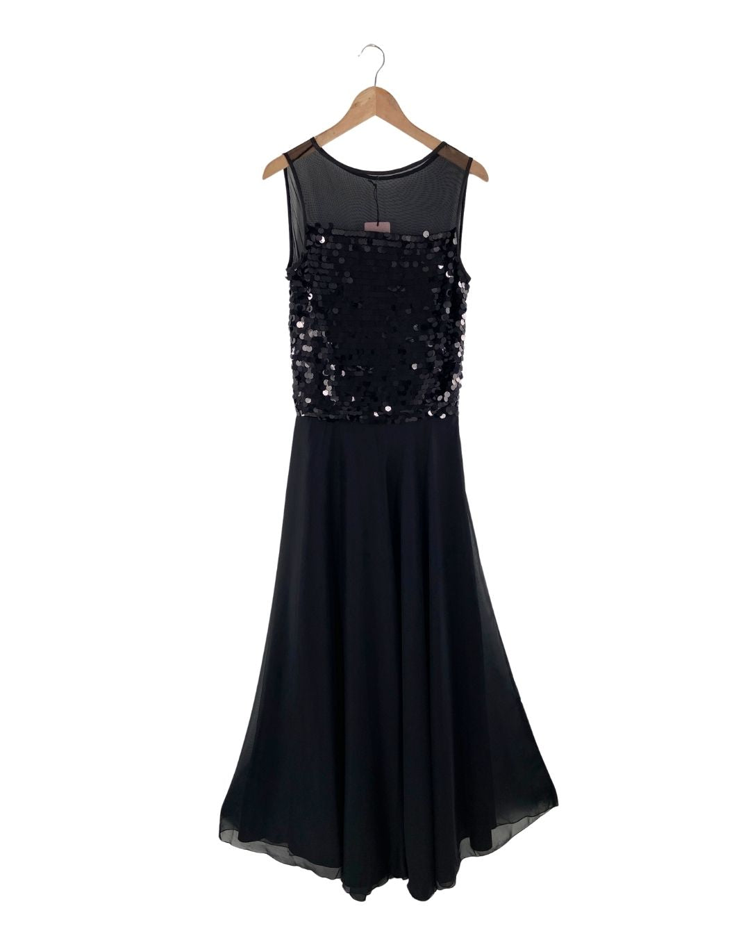 Maxi vestido falda amplia