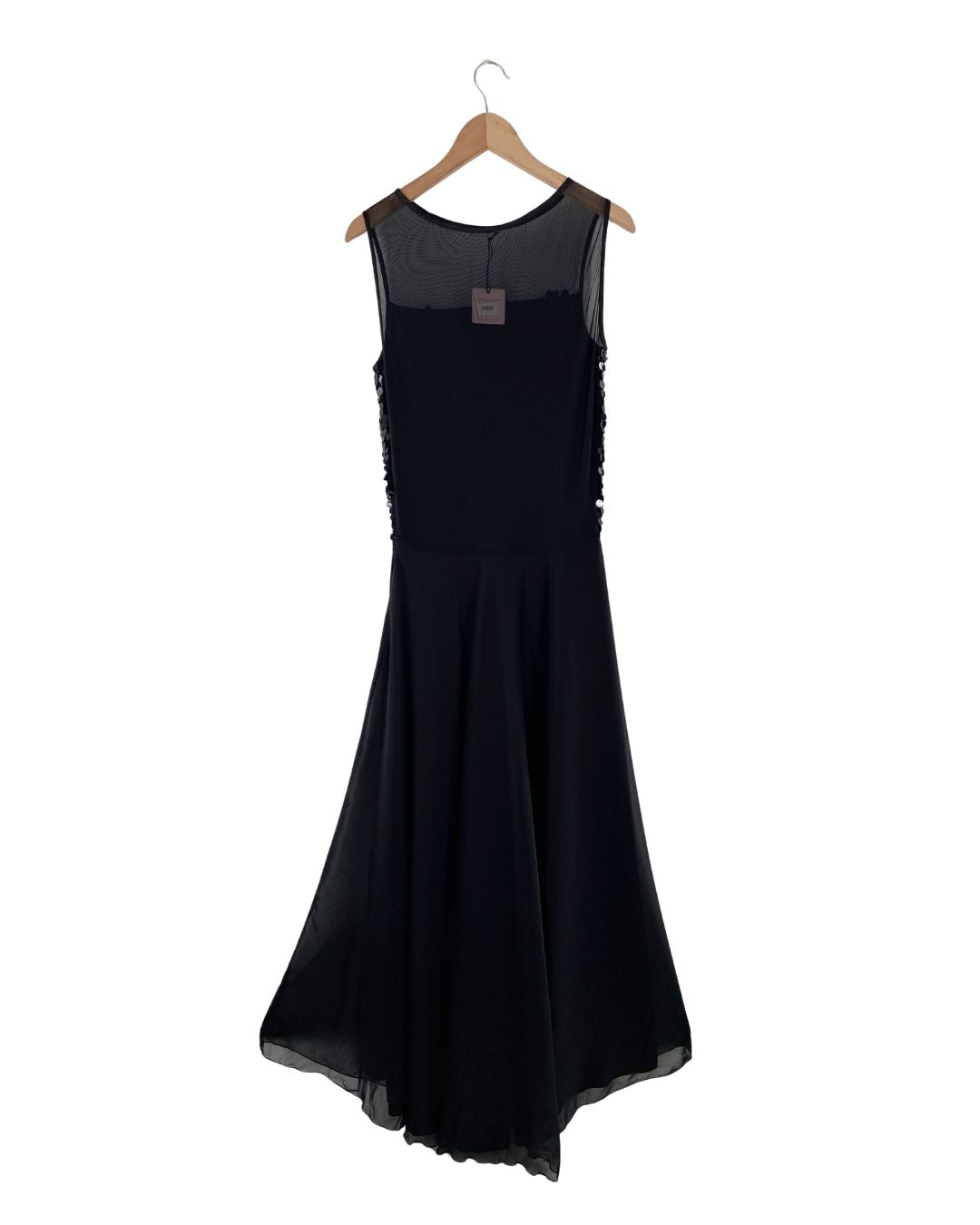 Maxi vestido falda amplia