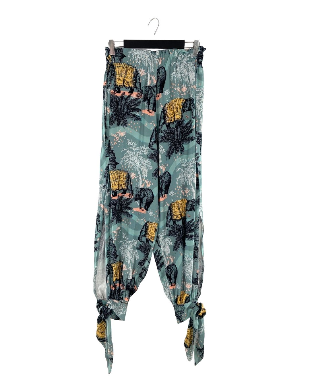 Pantalon harem encauchado