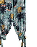 Pantalon harem encauchado