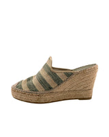Sandalias tacon cuña en yute
