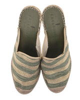Sandalias tacon cuña en yute