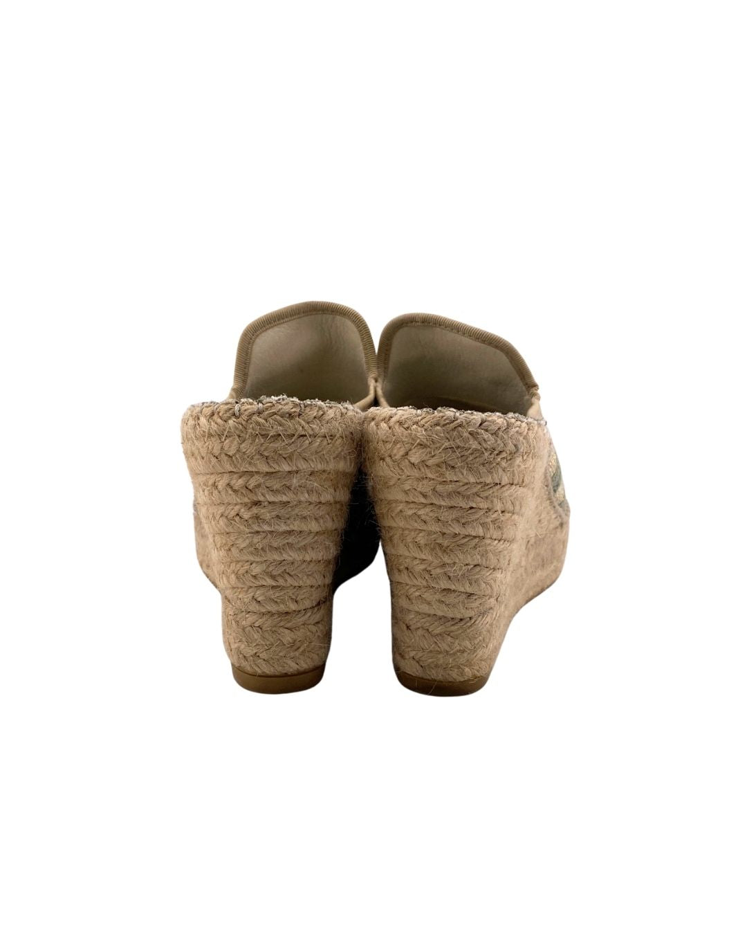 Sandalias tacon cuña en yute