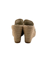 Sandalias tacon cuña en yute