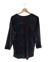 Blusa cruzada manga larga