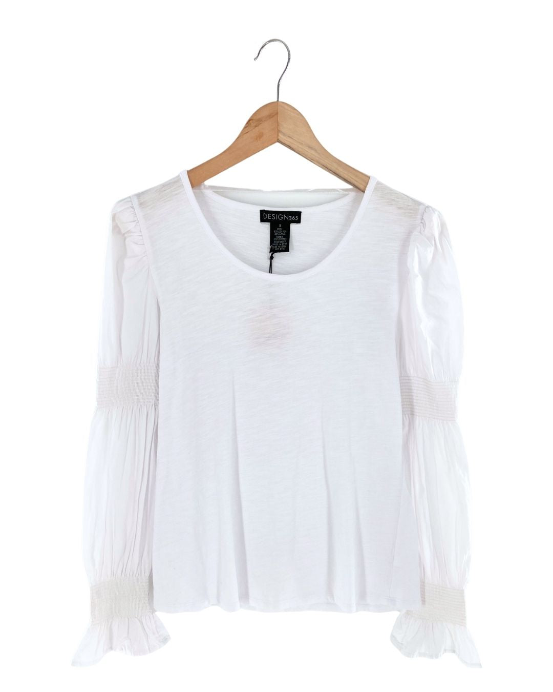 Blusa manga larga encauchadas