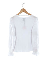 Blusa manga larga encauchadas