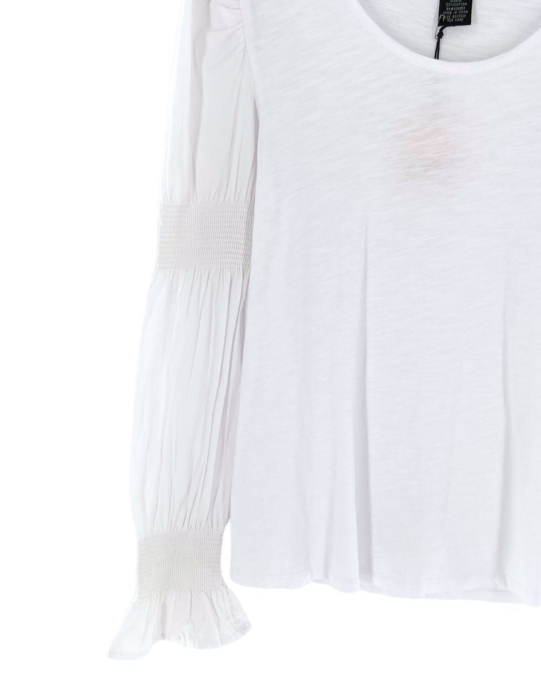 Blusa manga larga encauchadas