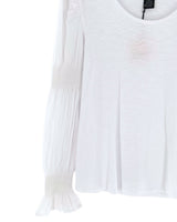 Blusa manga larga encauchadas
