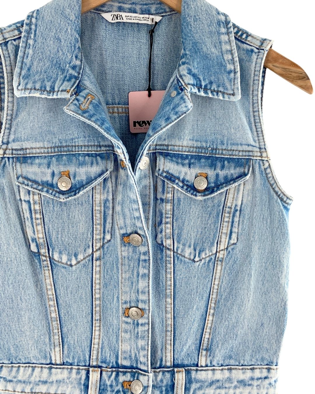 Enterizo sleeveless en denim
