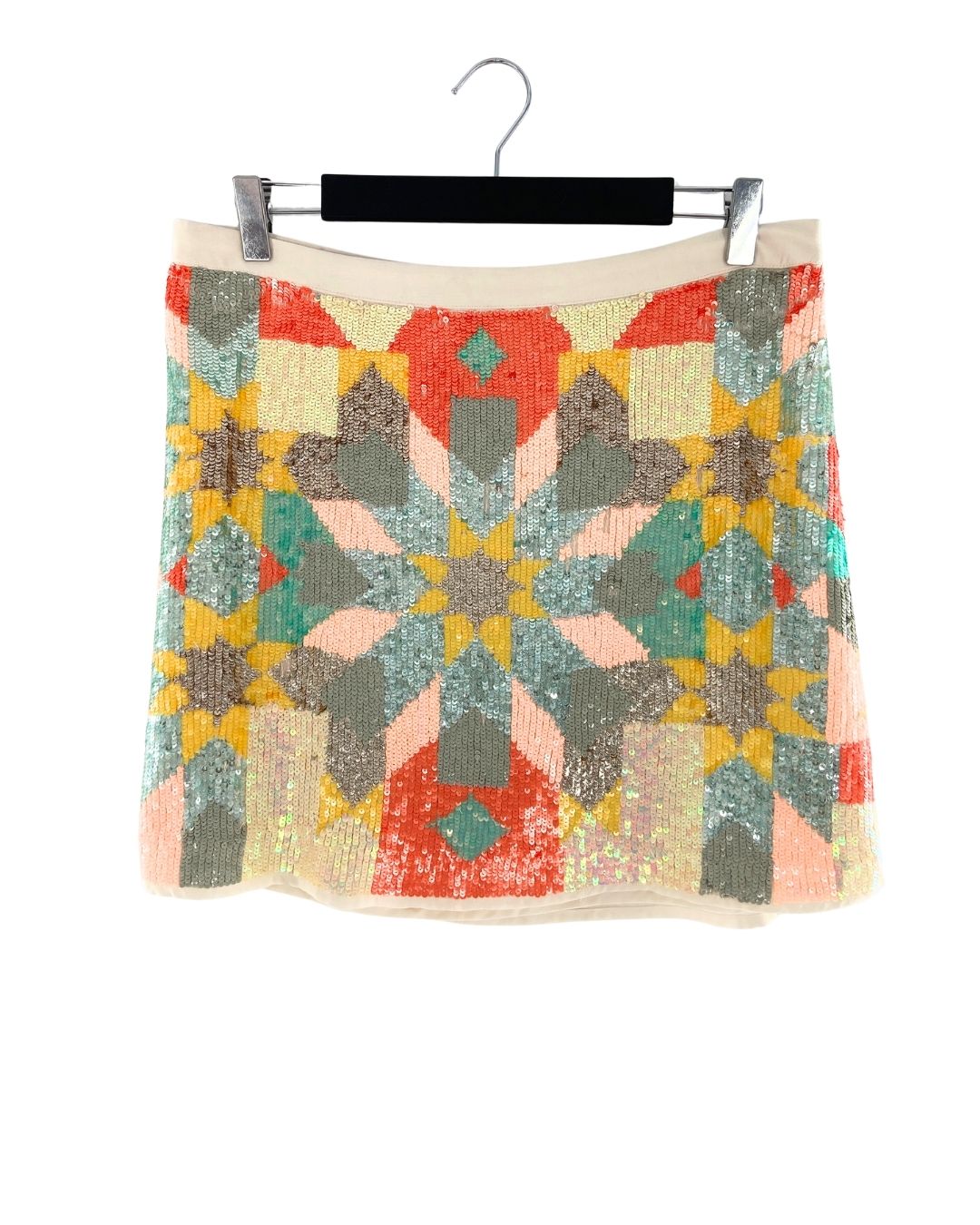 Falda mini en lentejuelas