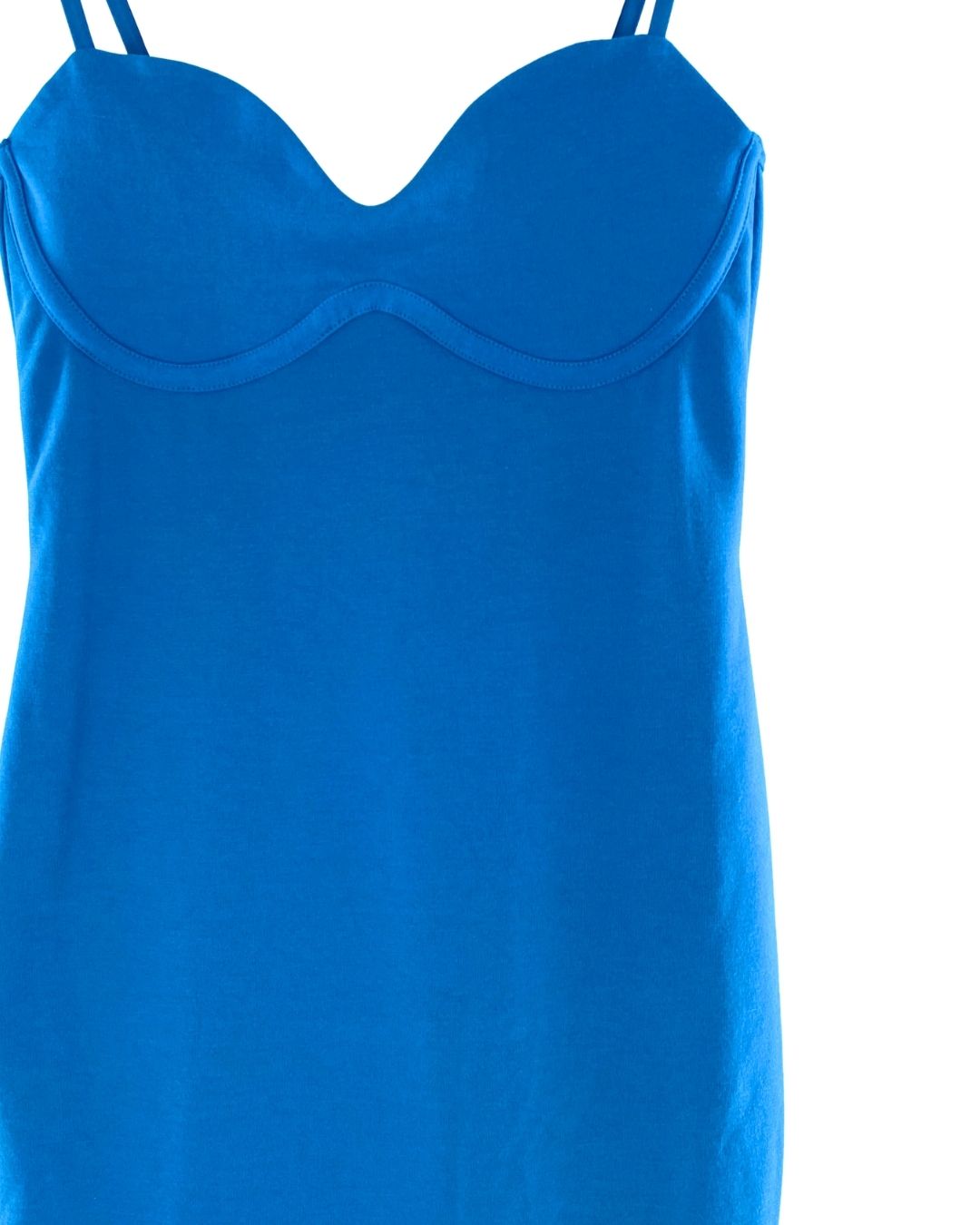 Vestido midi de tiras