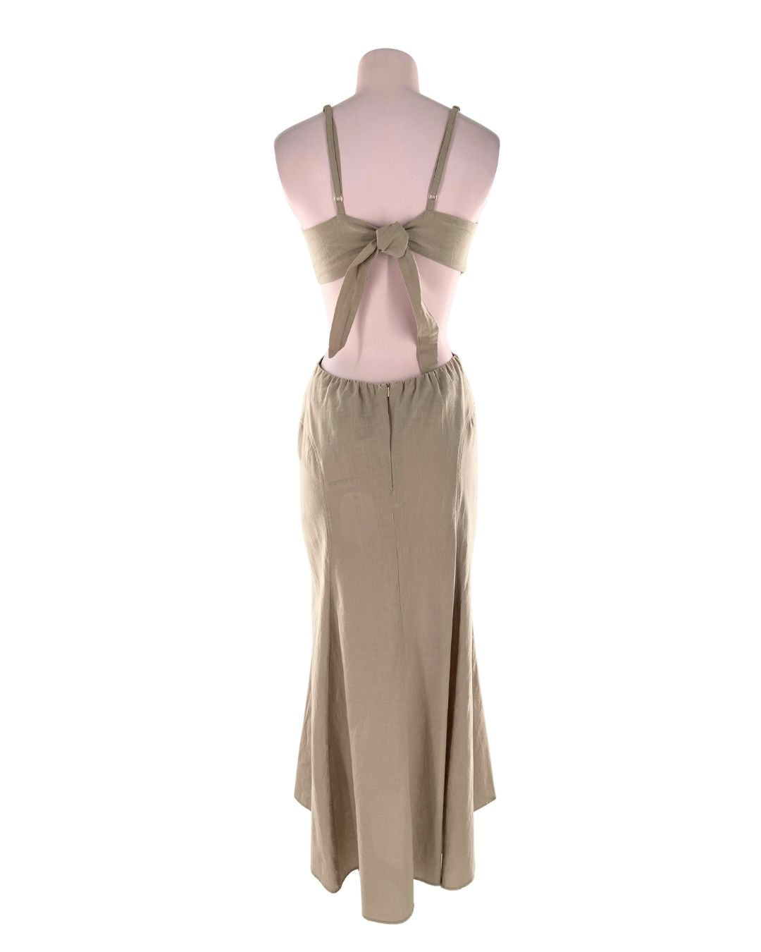 Maxi vestido estructurado