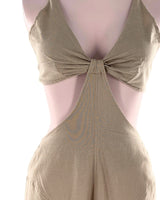 Maxi vestido estructurado