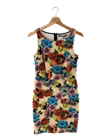 Vestido midi sleeveless print