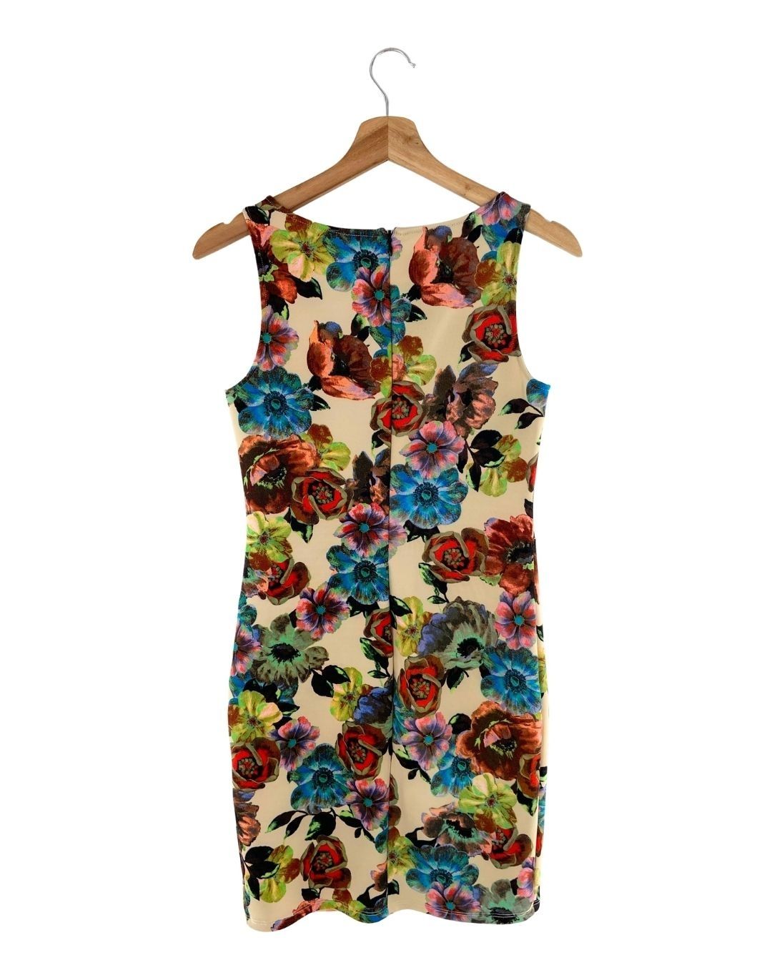 Vestido midi sleeveless print
