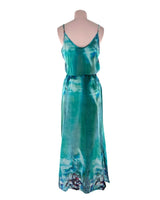 Maxi vestido de tiras print