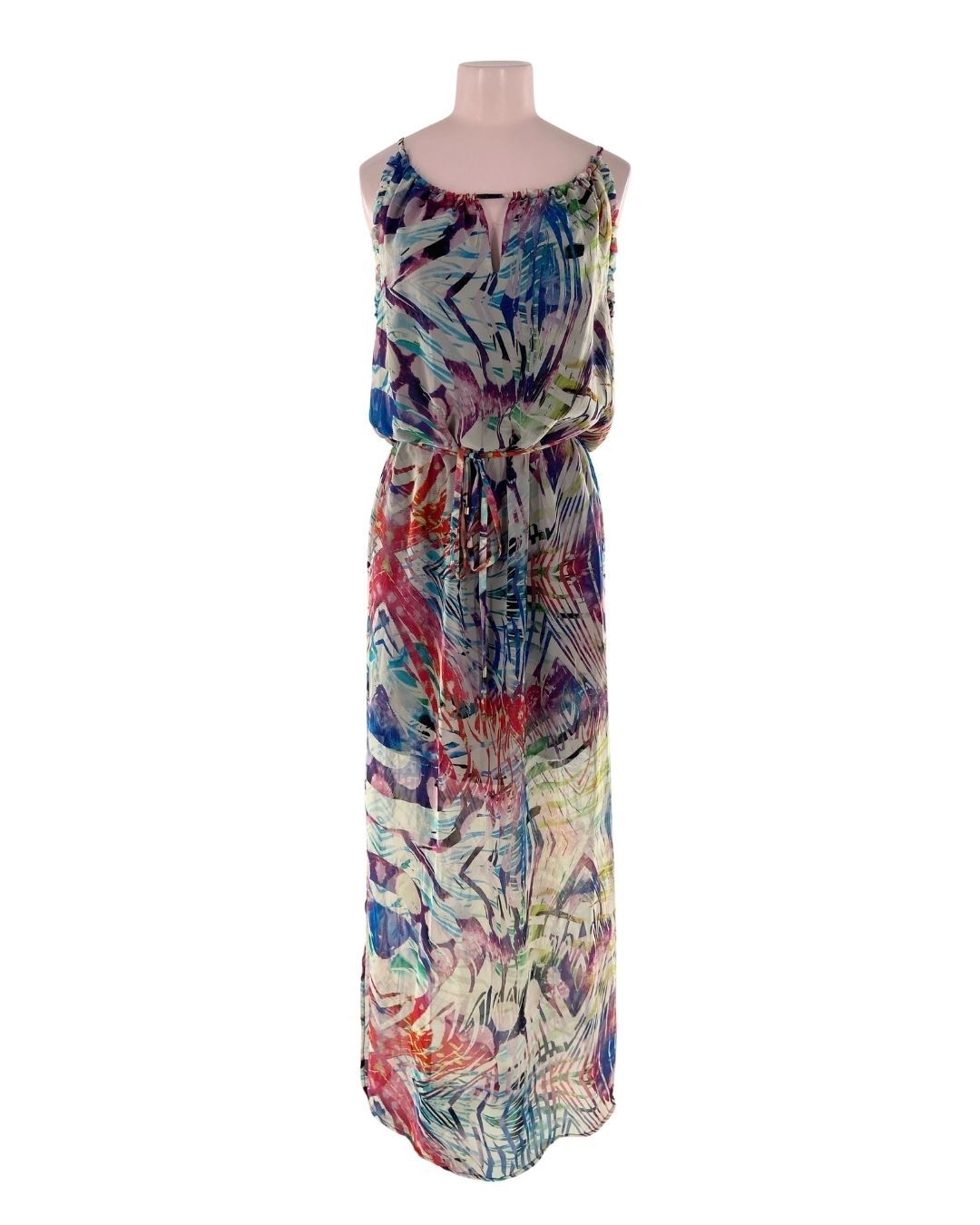 Maxi vestido de tiras