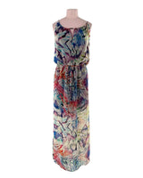 Maxi vestido de tiras