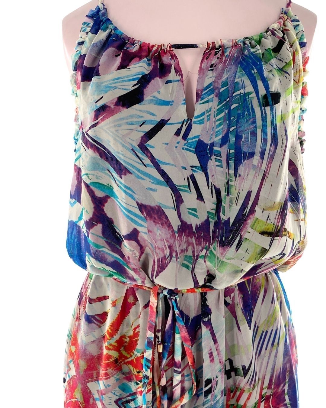 Maxi vestido de tiras