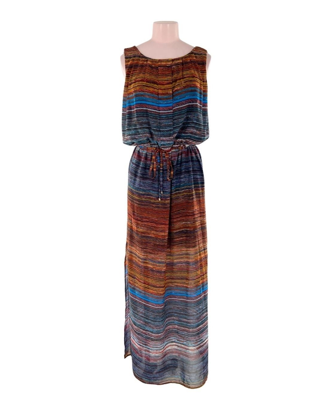 Maxi vestido traslucido