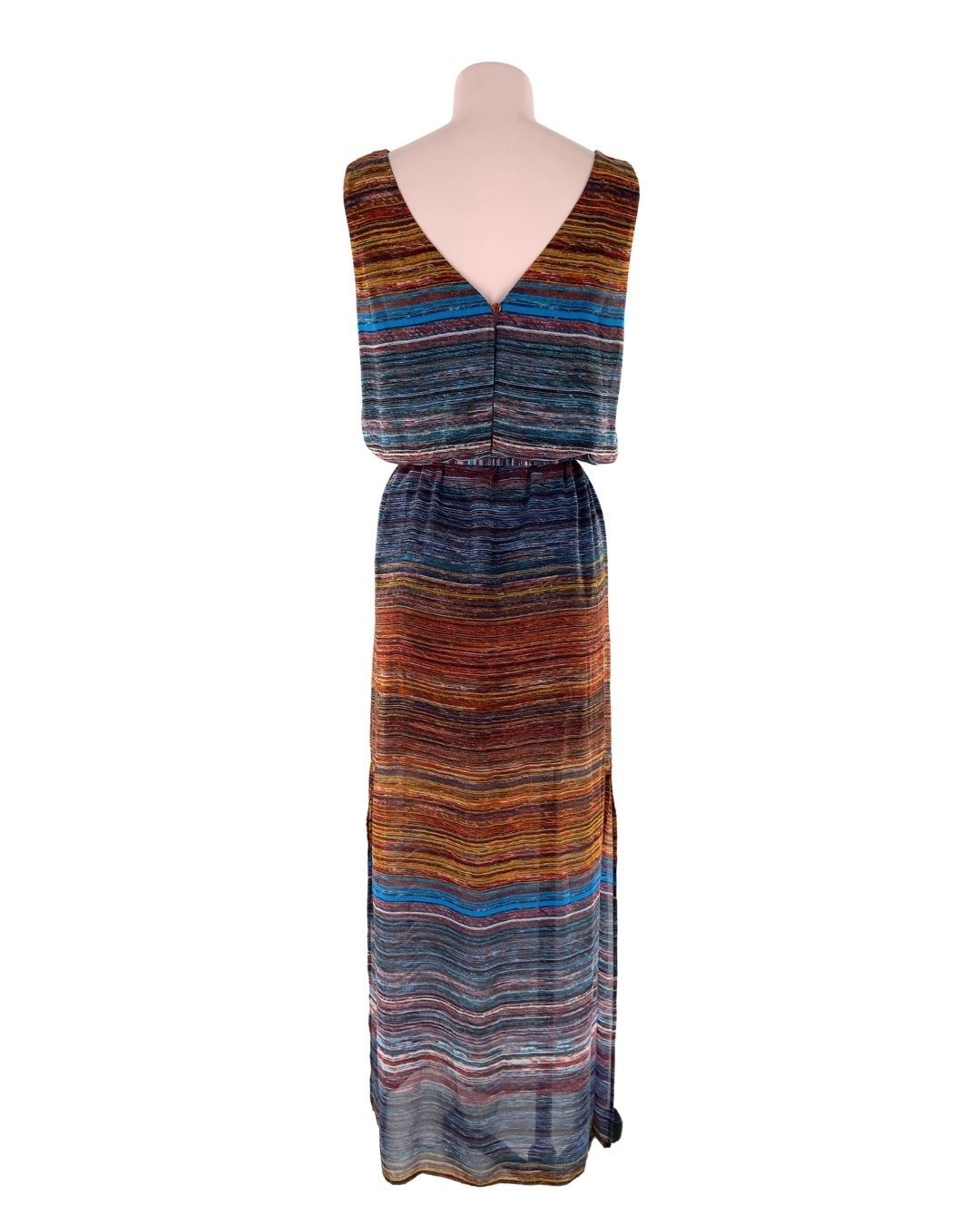 Maxi vestido traslucido