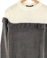Saco tejido color block