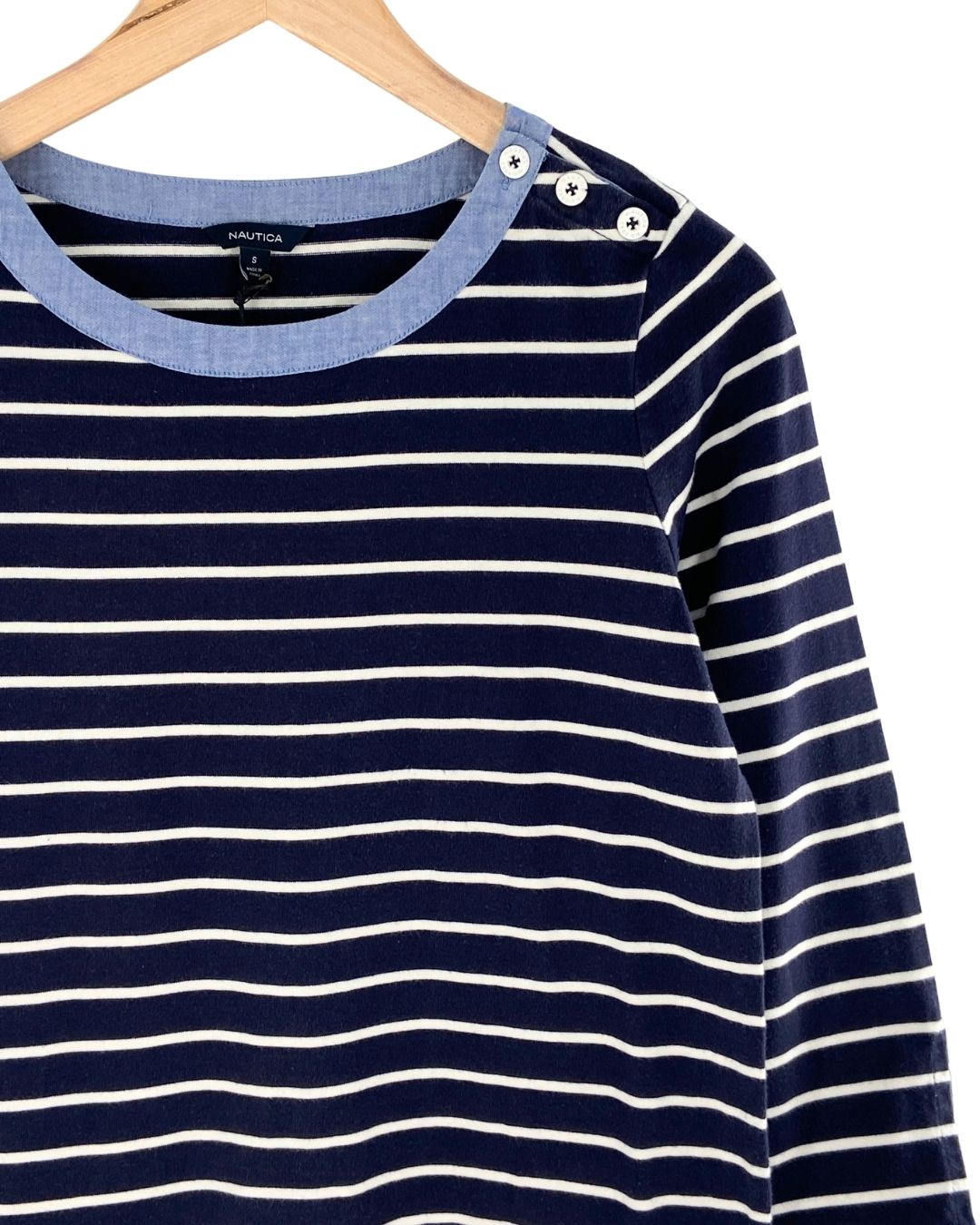 Blusa a franjas sesgo