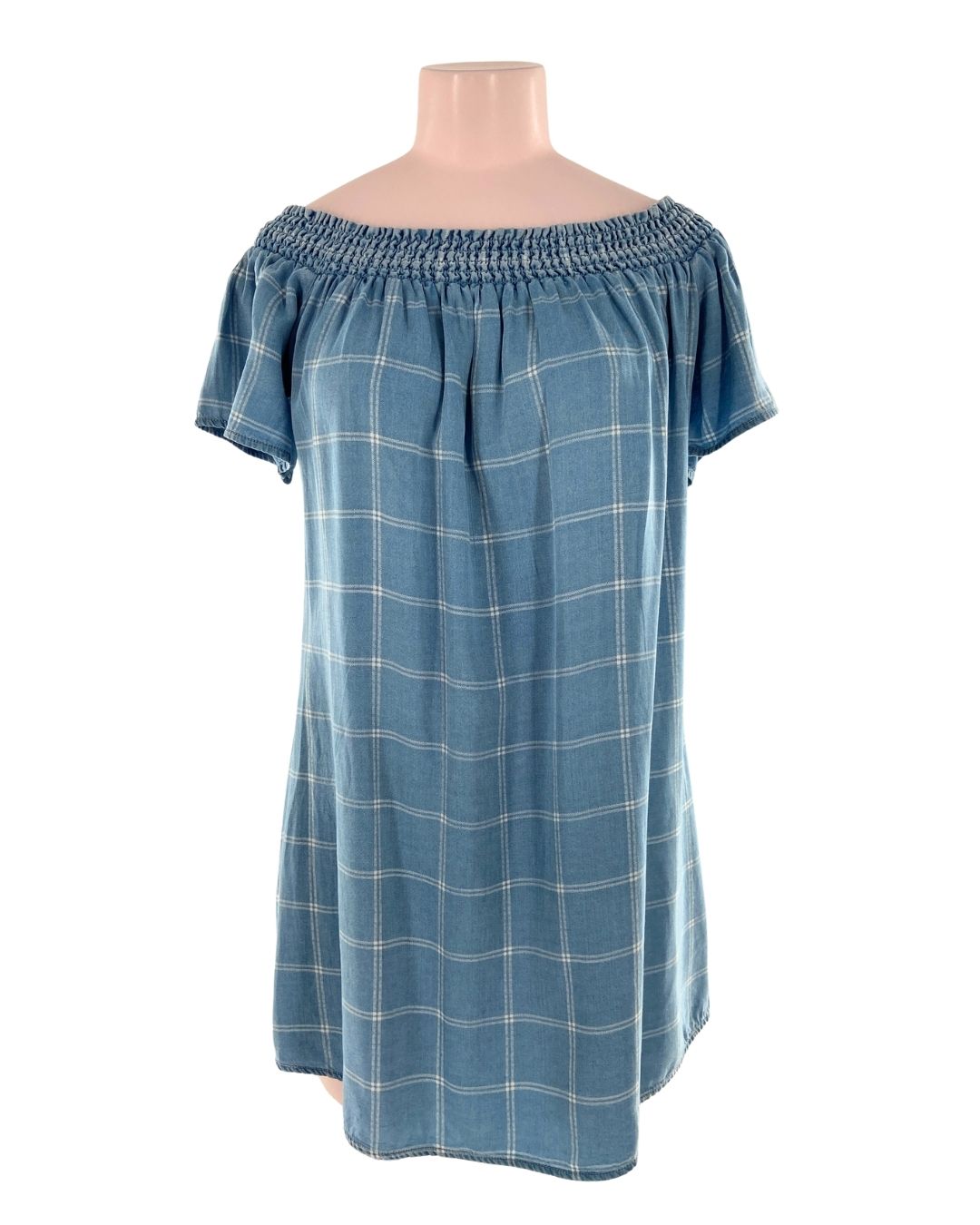 Vestido mini encauchado